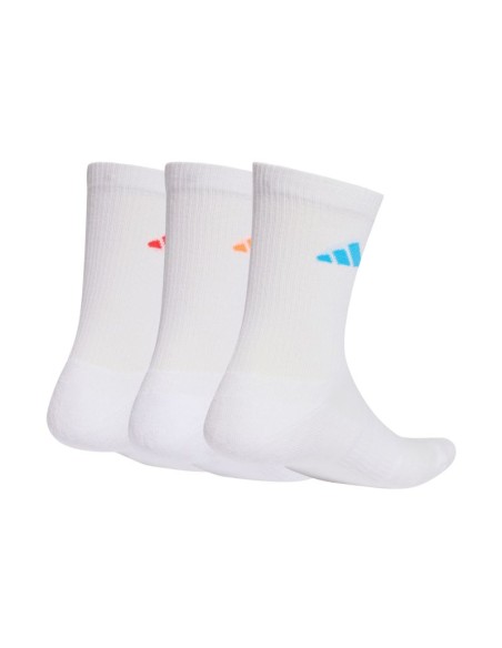 adidas Linear Crew Cushioned Sportswear Crew C 3P socks white KC9623