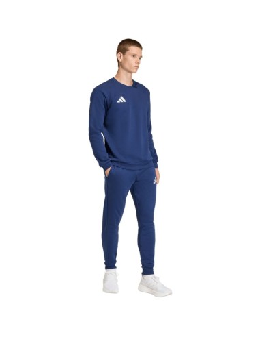 Men's adidas Entrada 26 Sweat Top navy blue JZ6574