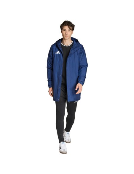 Men's adidas Entrada 26 Stadium Jacket Navy Blue JZ6669