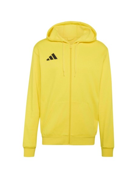 Men's adidas Entrada 26 Full Zip Hoody Yellow KF8964