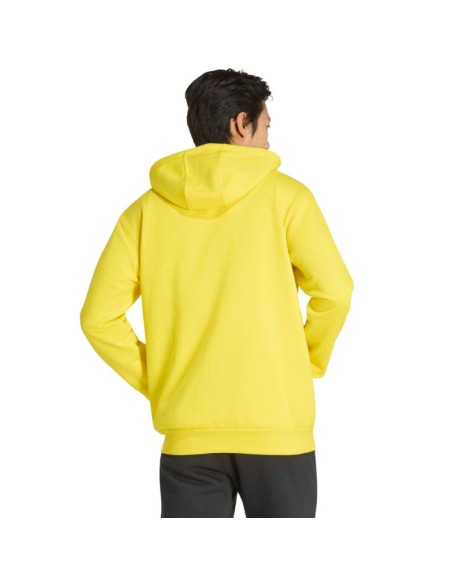 Men's adidas Entrada 26 Full Zip Hoody Yellow KF8964