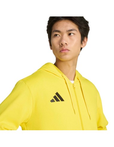 Men's adidas Entrada 26 Full Zip Hoody Yellow KF8964