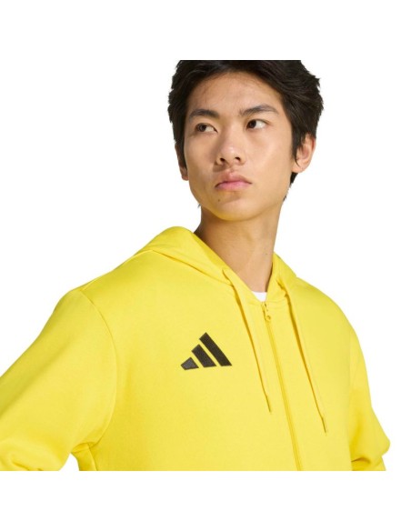 Men's adidas Entrada 26 Full Zip Hoody Yellow KF8964