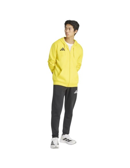 Men's adidas Entrada 26 Full Zip Hoody Yellow KF8964