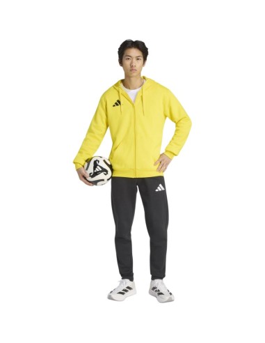 Men's adidas Entrada 26 Full Zip Hoody Yellow KF8964