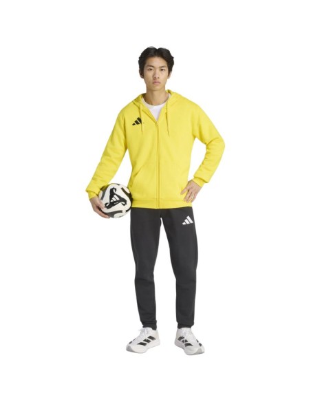 Men's adidas Entrada 26 Full Zip Hoody Yellow KF8964