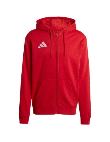 Men's adidas Entrada 26 FZ Hoody red KF5944