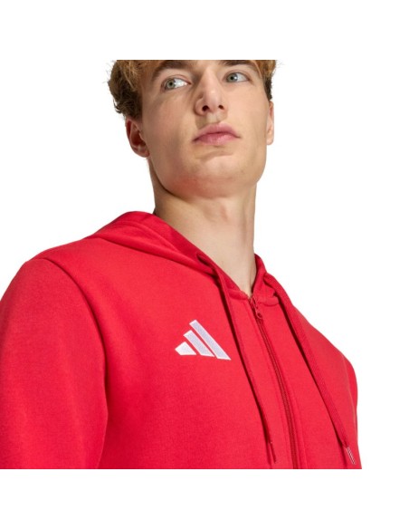 Men's adidas Entrada 26 FZ Hoody red KF5944