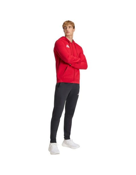 Men's adidas Entrada 26 FZ Hoody red KF5944