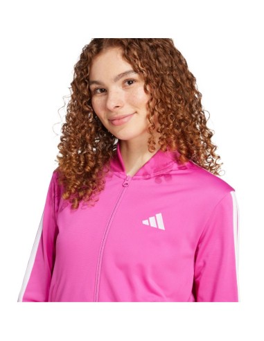 Women's adidas Essentials 3Stripes Tracksuit Pink JD5436