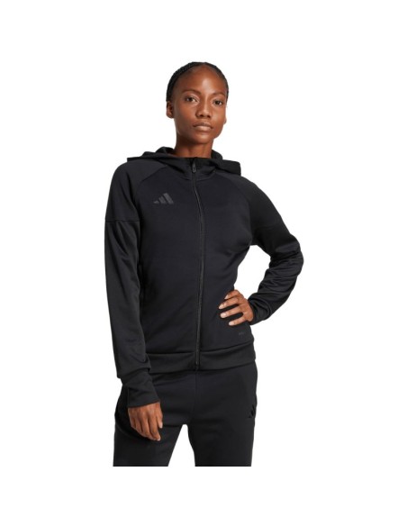 Women's adidas Tiro 25 Hoodie FullZip Black JD9079