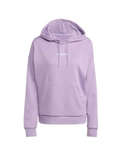 Women's adidas Essentials Linear French Terry Hoodie Purple JY0036