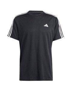 Men's adidas Train Essentials 3Stripes Training Tee Black IB8150