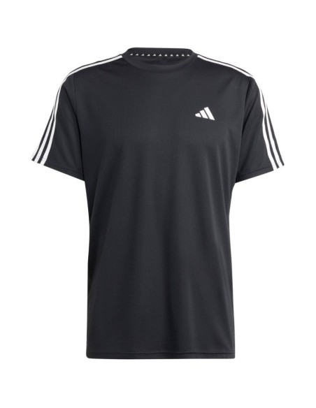 Men's adidas Train Essentials 3Stripes Training Tee Black IB8150