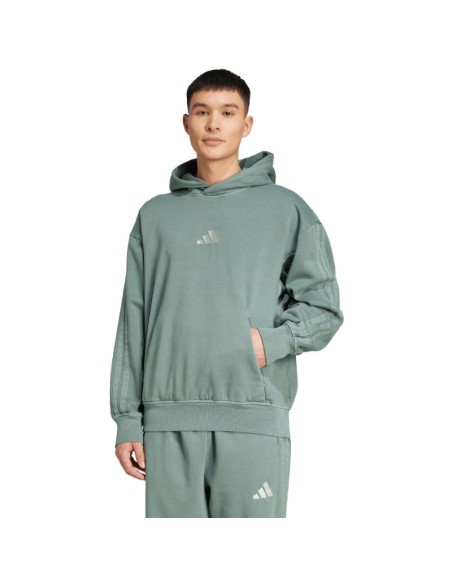 Men's adidas sweatshirt A SZN W FL HD green JL6538
