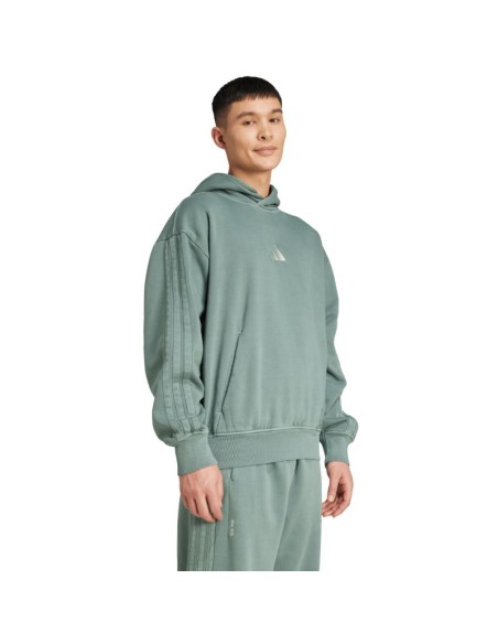 Men's adidas sweatshirt A SZN W FL HD green JL6538