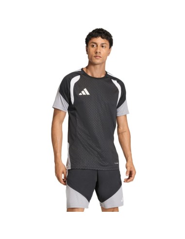 Men's adidas Tiro 26 Competition Training Jersey black gray and white JX4254