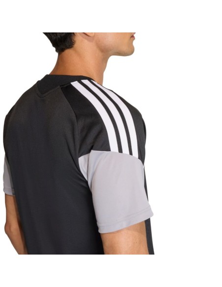 Men's adidas Tiro 26 Competition Training Jersey black gray and white JX4254