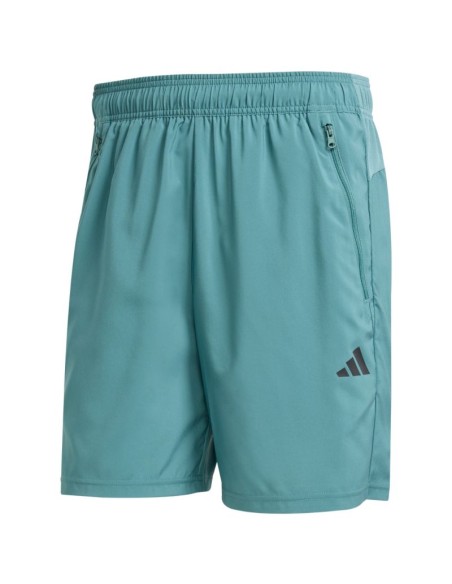 Men's adidas Train Essentials Woven Training Shorts Green JW2493