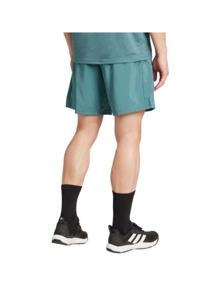 Men's adidas Train Essentials Woven Training Shorts Green JW2493