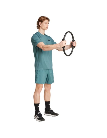 Men's adidas Train Essentials Woven Training Shorts Green JW2493