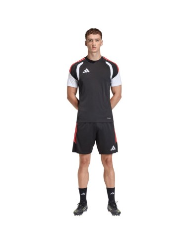 Men's adidas Tiro 26 League Training Shorts Black and Red JY9716