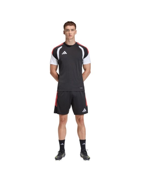 Men's adidas Tiro 26 League Training Shorts Black and Red JY9716
