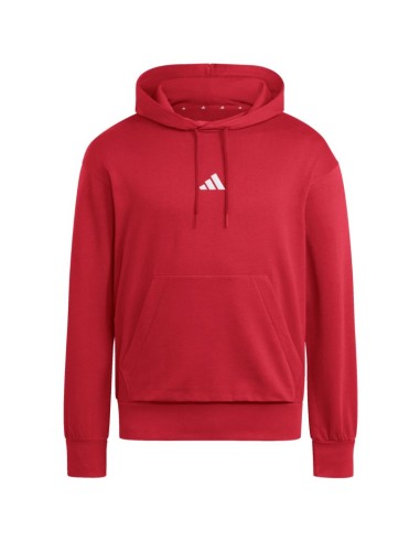 Men's adidas Essentials Feelcozy Hoodie red KC0907