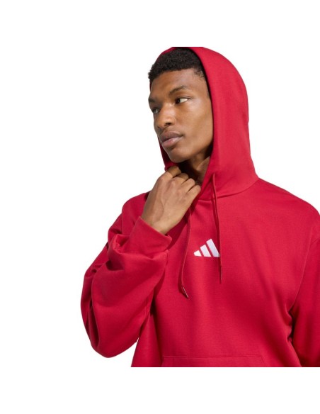 Men's adidas Essentials Feelcozy Hoodie red KC0907