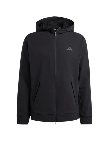 Men's sweatshirt adidas Designed for Training COLDRDY FullZip Hoodie black IN5607