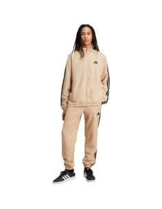 Men's adidas Sportswear Basic 3Stripes Woven Tracksuit Beige JX3149