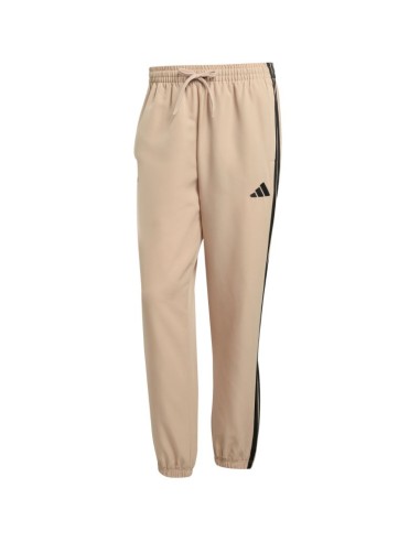 Men's adidas Sportswear Basic 3Stripes Woven Tracksuit Beige JX3149