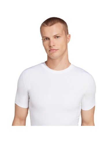 Men's adidas Techfit Short Sleeve Tee white JP4675