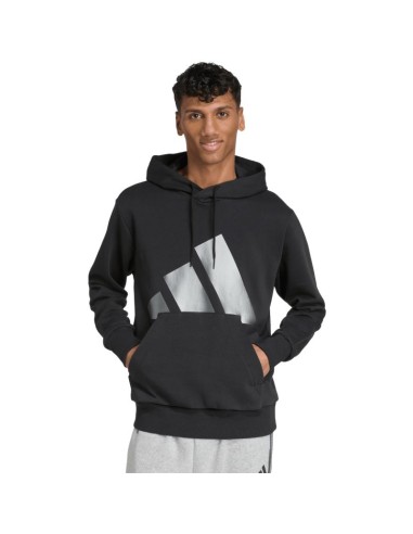 Men's adidas Holiday 3S Hoodie Black JM1698