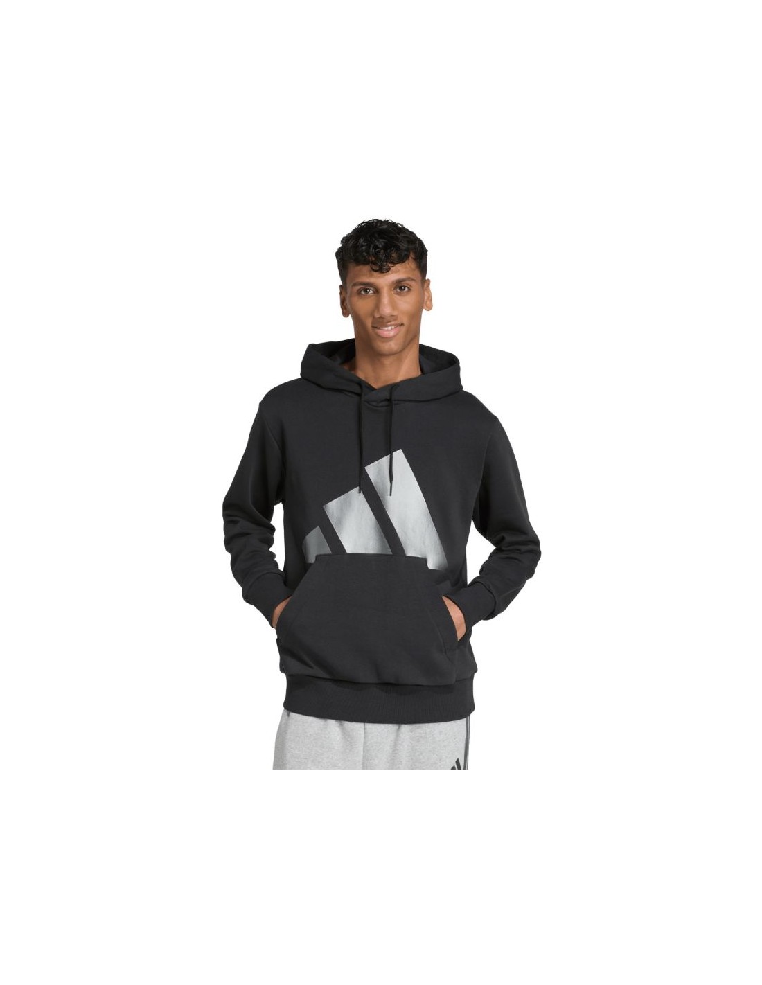 Men's adidas Holiday 3S Hoodie Black JM1698