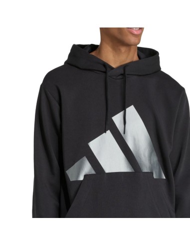 Men's adidas Holiday 3S Hoodie Black JM1698