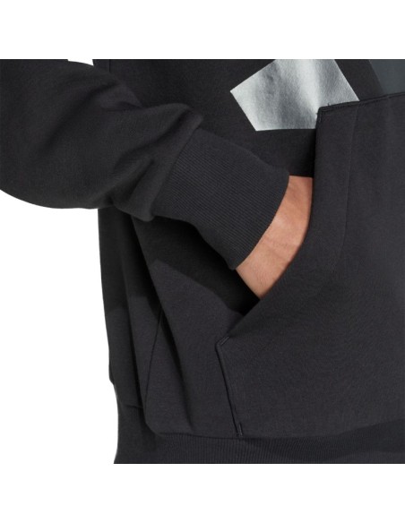 Men's adidas Holiday 3S Hoodie Black JM1698