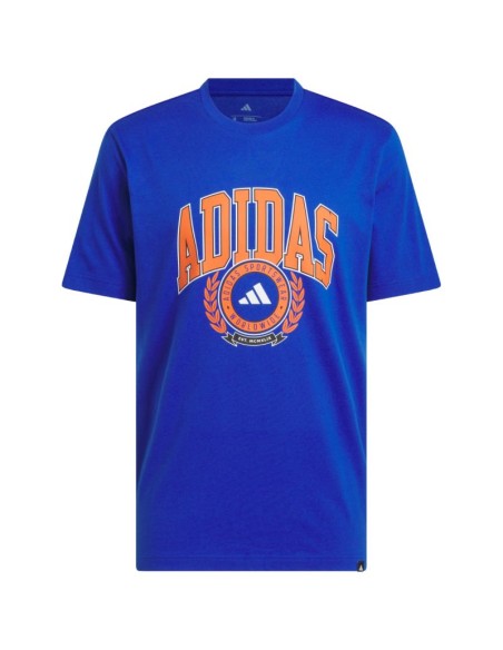 Men's adidas Varsity Crest Tshirt blue JN2515