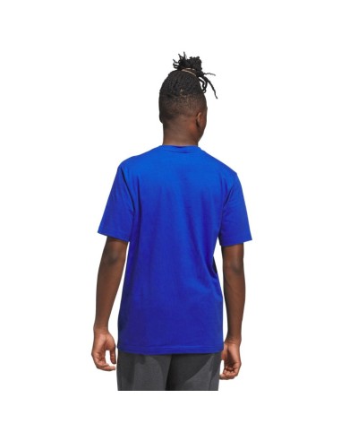 Men's adidas Varsity Crest Tshirt blue JN2515