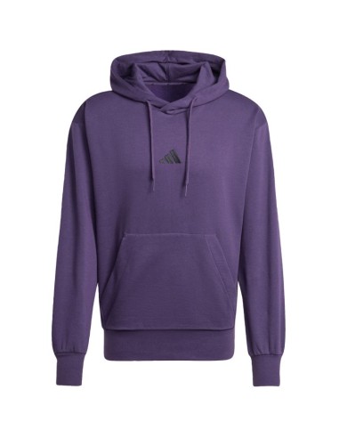 Men's adidas Essentials Feelcozy purple sweatshirt JX5661
