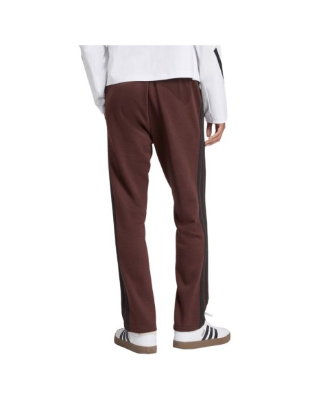 Men's adidas Essentials 3Stripes Fleece Pants Brown JX0713
