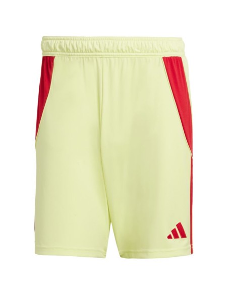 Men's adidas Tiro 24 shorts yellow and red JI6090