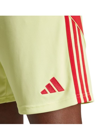 Men's adidas Tiro 24 shorts yellow and red JI6090