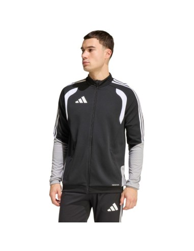 Men's adidas Tiro 26 Competition Training sweatshirt black gray and white JX4260