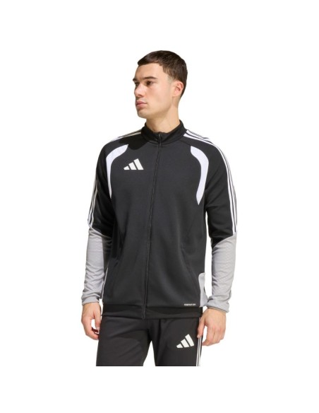 Men's adidas Tiro 26 Competition Training sweatshirt black gray and white JX4260