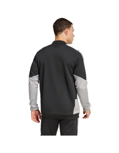 Men's adidas Tiro 26 Competition Training sweatshirt black gray and white JX4260