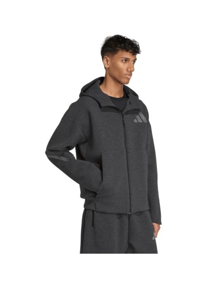 Men's adidas ZNE PR FZ sweatshirt black JM6055