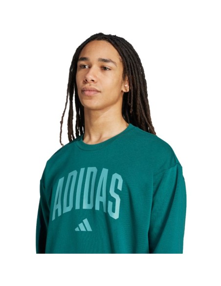 Men's adidas Collegiate Sweatshirt Green JM1733