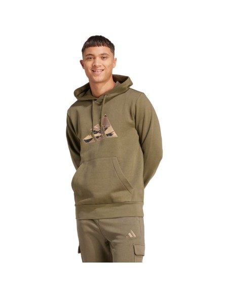 Men's adidas Camo olive sweatshirt JM6379