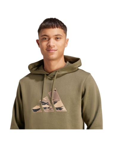 Men's adidas Camo olive sweatshirt JM6379